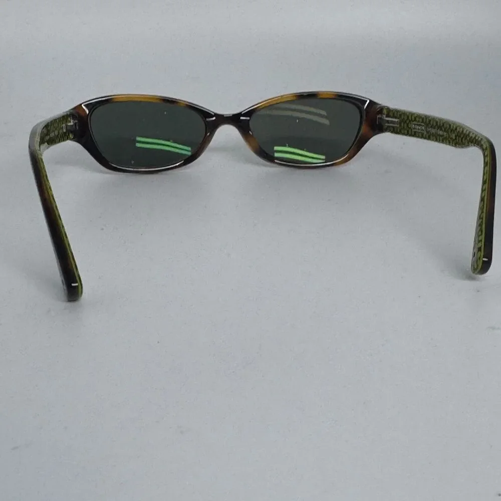 Coach HC6015 5031 Delaney Tortoise Brown Green Eyeglasses Frame 48-16 130 H15951